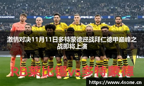 激情对决11月11日多特蒙德迎战拜仁德甲巅峰之战即将上演